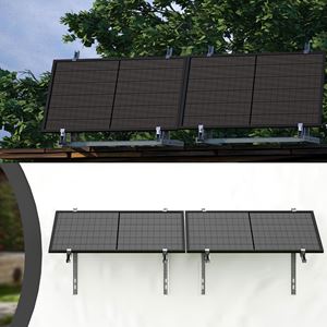 600W Solar PV system(adjustable bracket)(2*405W，all black)